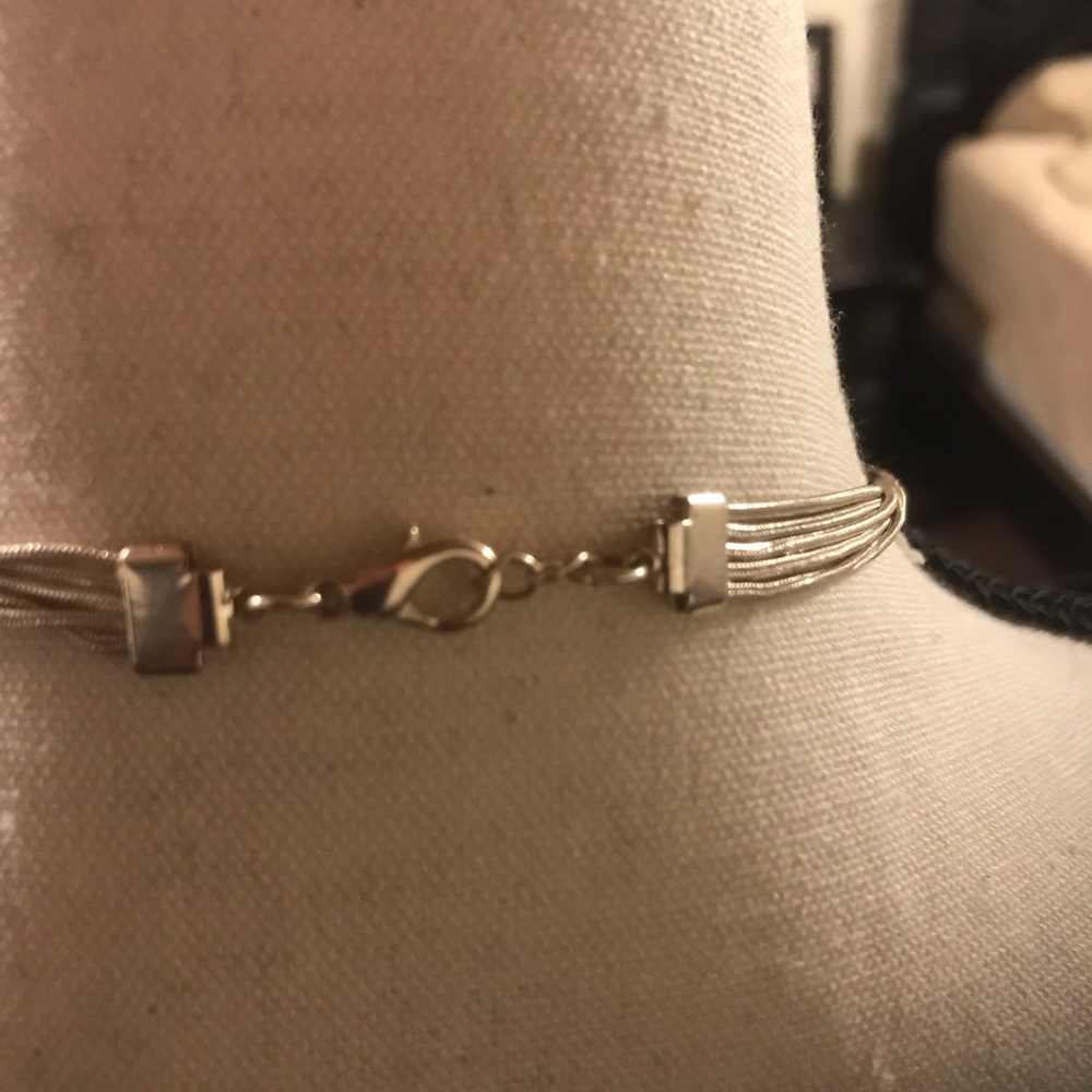 Multi Chain Necklace, Silver.. - image 3